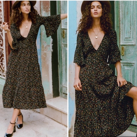 faithfull the brand melia midi dress